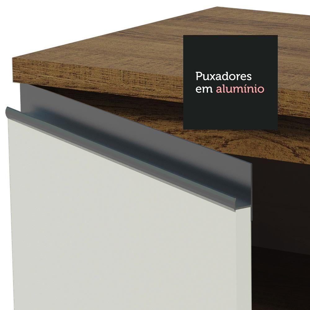 Cozinha Completa 419001 Com Armário E Balcão Rustic/Branco - 6