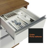 Cozinha Completa 419001 Com Armário E Balcão Rustic/Branco