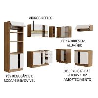 Cozinha Completa 419001 Com Armário E Balcão Rustic/Branco - 8