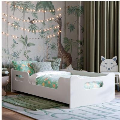 Cama Infantil Encanto Com Grade De Proteção Branco