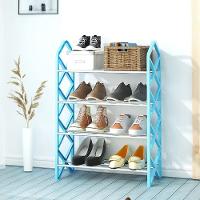 Sapateira Grande Organizador Desmontavel 8 Pares Sala Quarto Porta Hall 4 Prateleiras Multiuso Estante Sapato - 5