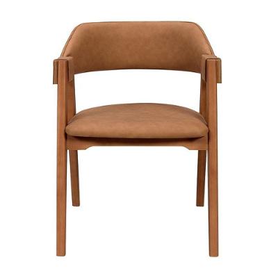 Kit 2 Cadeiras De Jantar Verona Encosto Concha Corino Luxo