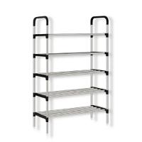 Estante Organizadora Multiuso 5 Prateleiras Sapateira Modular 15 Pares Lavanderia Rack Multiuso Porta Calcados Brinquedo - 1