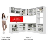 Cozinha Completa 459001 Com Armário E Balcão Branco Branco - 7
