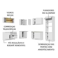 Cozinha Completa 459001 Com Armário E Balcão Branco Branco - 8