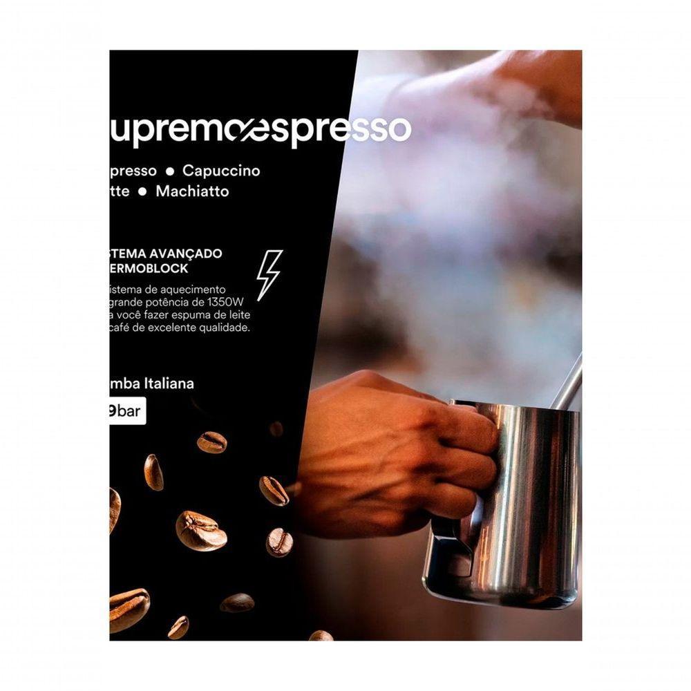 Cafeteira Espresso EOS ECF01EC Italiana 3 Em 1 19 Bar Inox 110V - 5