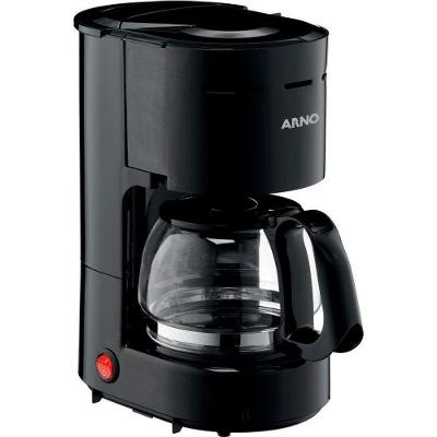 Cafeteira Elétrica Arno FG3206B2 12 Xícaras Jarra de Vidro Sistema Corta Pingos Preto 220V