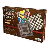 Jogo De Tabuleiro Ludo Dama E Trilha - 3 Jogos - 2