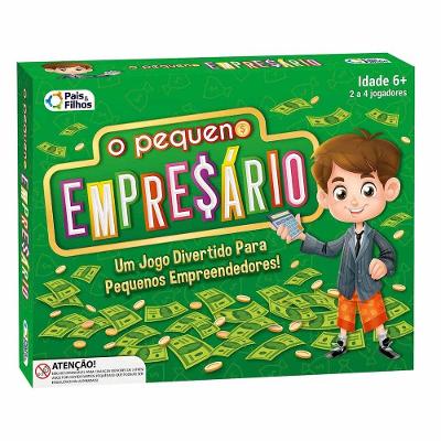 Jogo De Tabuleiro O Pequeno Empresário - 263 Peças