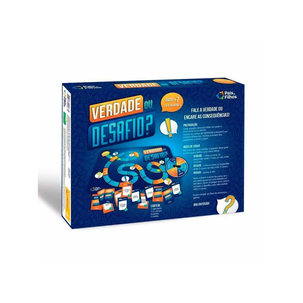 Jogo De Tabuleiro Verdade Ou Desafio - 3