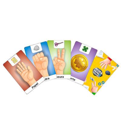 Jogo Pedra Papel E Tesoura 56 Cartas - Pais E Filhos