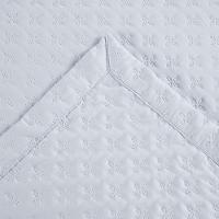 Kit Cobre Leito Colcha Select Queen 3 Peças Matelado Dupla Face Microfibra - Branco - 100% Poliéster - 7