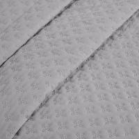 Kit Cobre Leito Colcha Select Casal 3 Peças Matelado Dupla Face Microfibra - Cinza - 100% Poliéster - 5