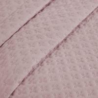 Kit Cobre Leito Colcha Select Casal 3 Peças Matelado Dupla Face Microfibra - Rose - 100% Poliéster - 5