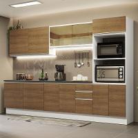 Cozinha Completa 310001 Com Armário E Balcão Branco/Rustic - 1