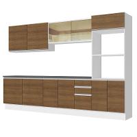 Cozinha Completa 310001 Com Armário E Balcão Branco/Rustic - 2