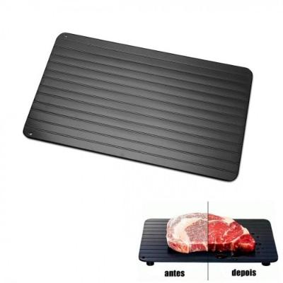 Tabua Descongelar Carne Alimentos Placa Descongelante Rapido Magica Cozinha Churrasco Defrost