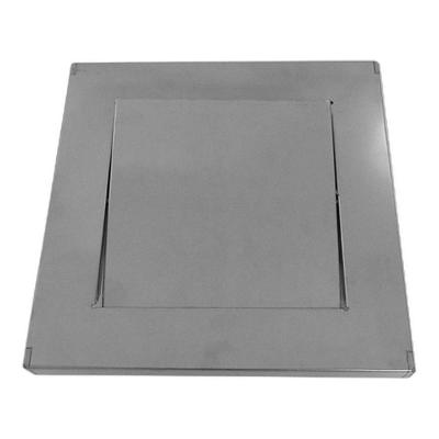 Lixeira Quadrada Em Aço Inox Com Tampa Vai-vem 50 L