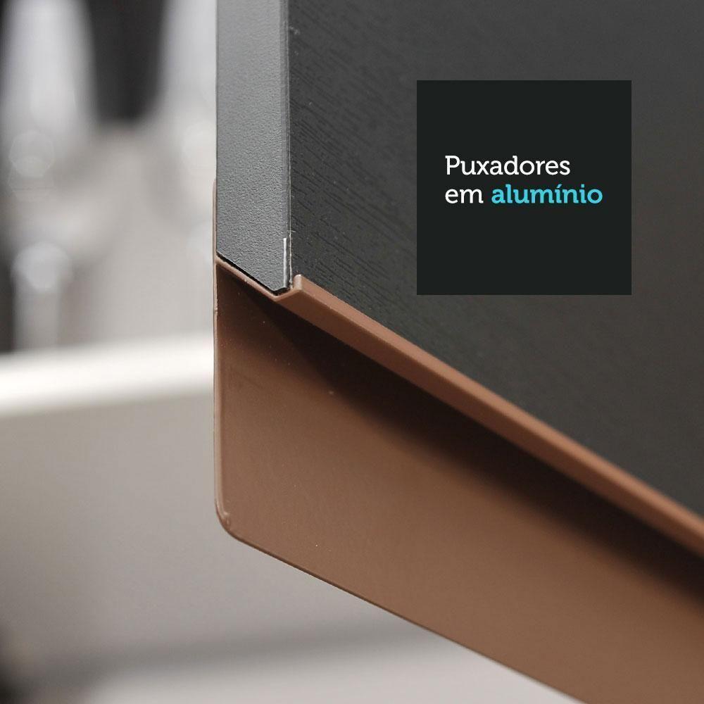 Cozinha Completa Madesa Reims 330001 Com Armário E Balcão Preto - 5