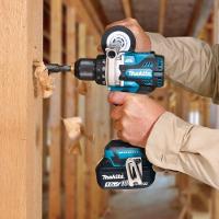 Parafusadeira Furadeira à Bateria 18v 2100 Rpm Com Bateria Carregador Punho Maleta Dhp486rtj Makita - 10