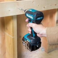 Parafusadeira De Impacto Sem Fio 18v Torque 170n.m Com 2 Baterias Carregador Maleta Dtd153rfe Makita - 5