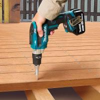 Parafusadeira Sem Fio 18v Encaixe 1-4'' Com 2 Baterias Carregador Bit Maleta Dfs250rfe Makita