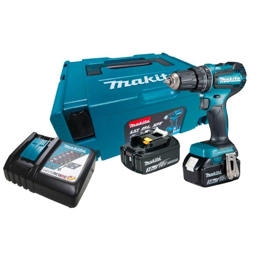 Parafusadeira Furadeira 18v Lxt Com Maleta Dhp485rfj Makita - 1
