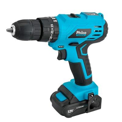 Parafusadeira 3 em 1 Philco Force Ppf120m Speed Control com Maleta 12V Bivolt