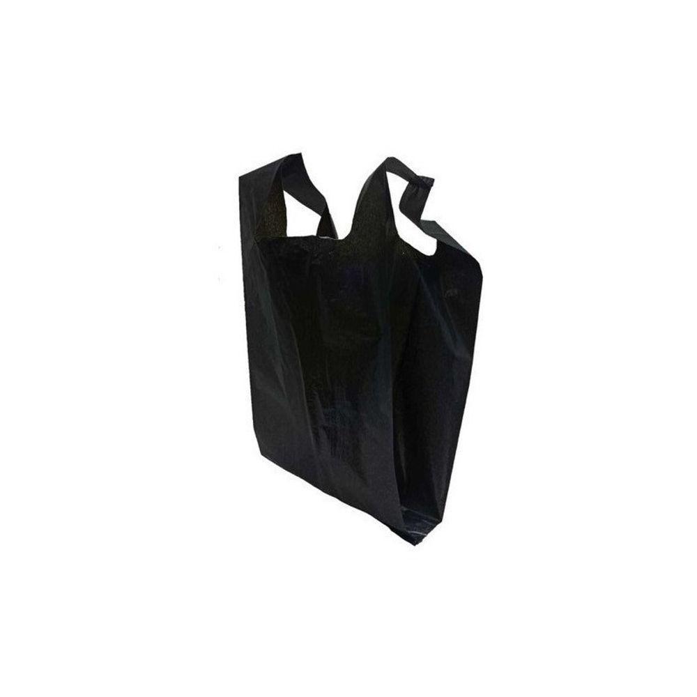 Sacola Plástica Reciclada Reforçada Preta Com 4kg - 1