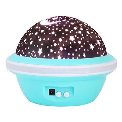 Luminaria Ceu Estrelado Abajur Quarto Cabiceira Noturna Protejor De Teto Estrela Lua Infantil Adulto Bebe Azul