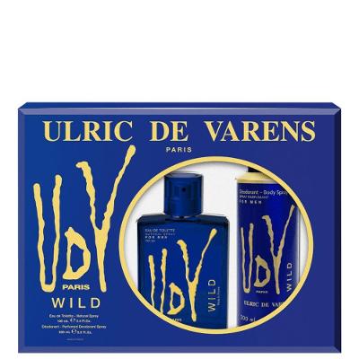 Kit Ulric De Varens Udv Wild Masculino - Eau De Toilette 100ml + Body Spray 200ml