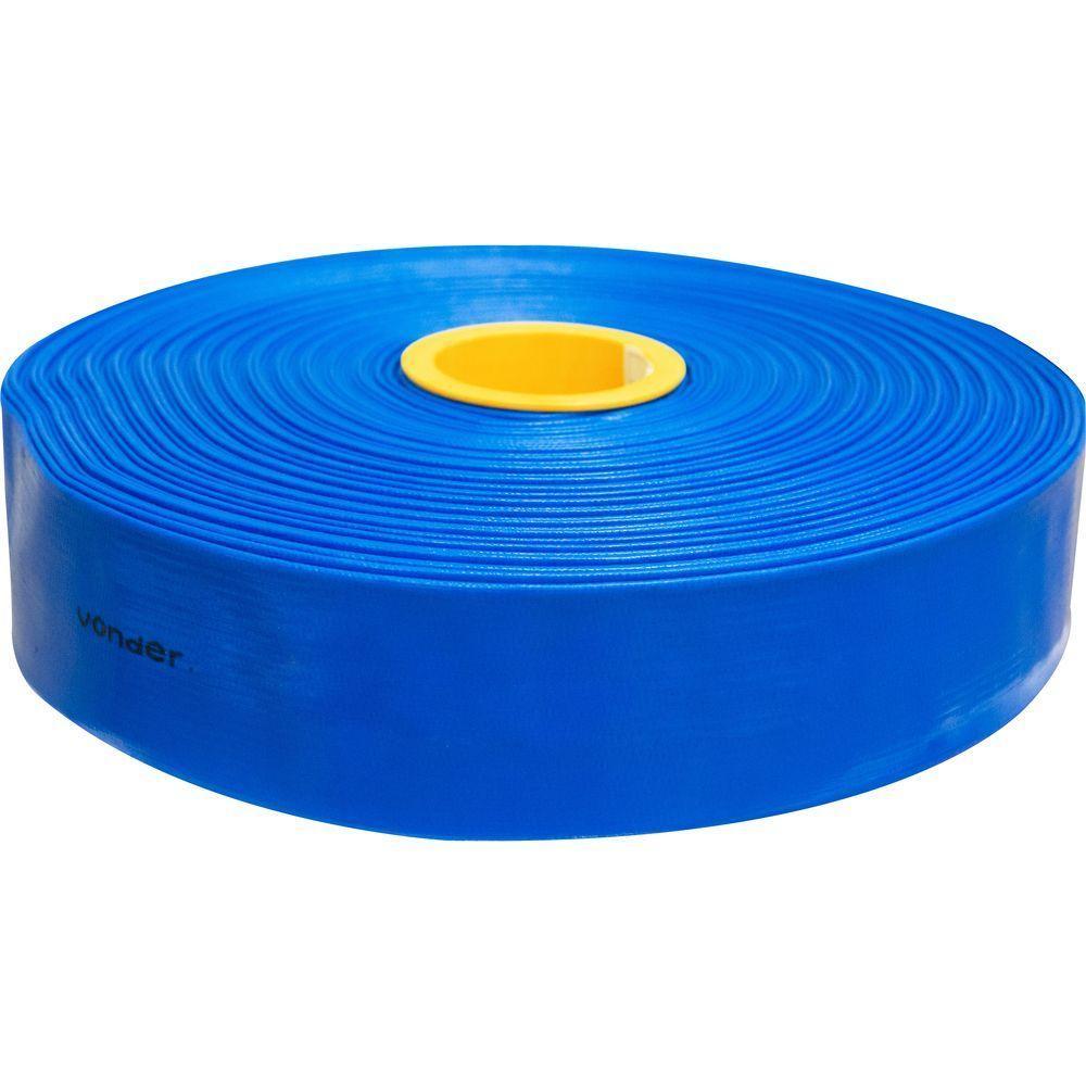 Mangueira Chata 2" Azul Com 50 Metros - Vonder - 3