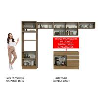 Cozinha Completa 350001 Com Armário E Balcão RusticRustic - 7