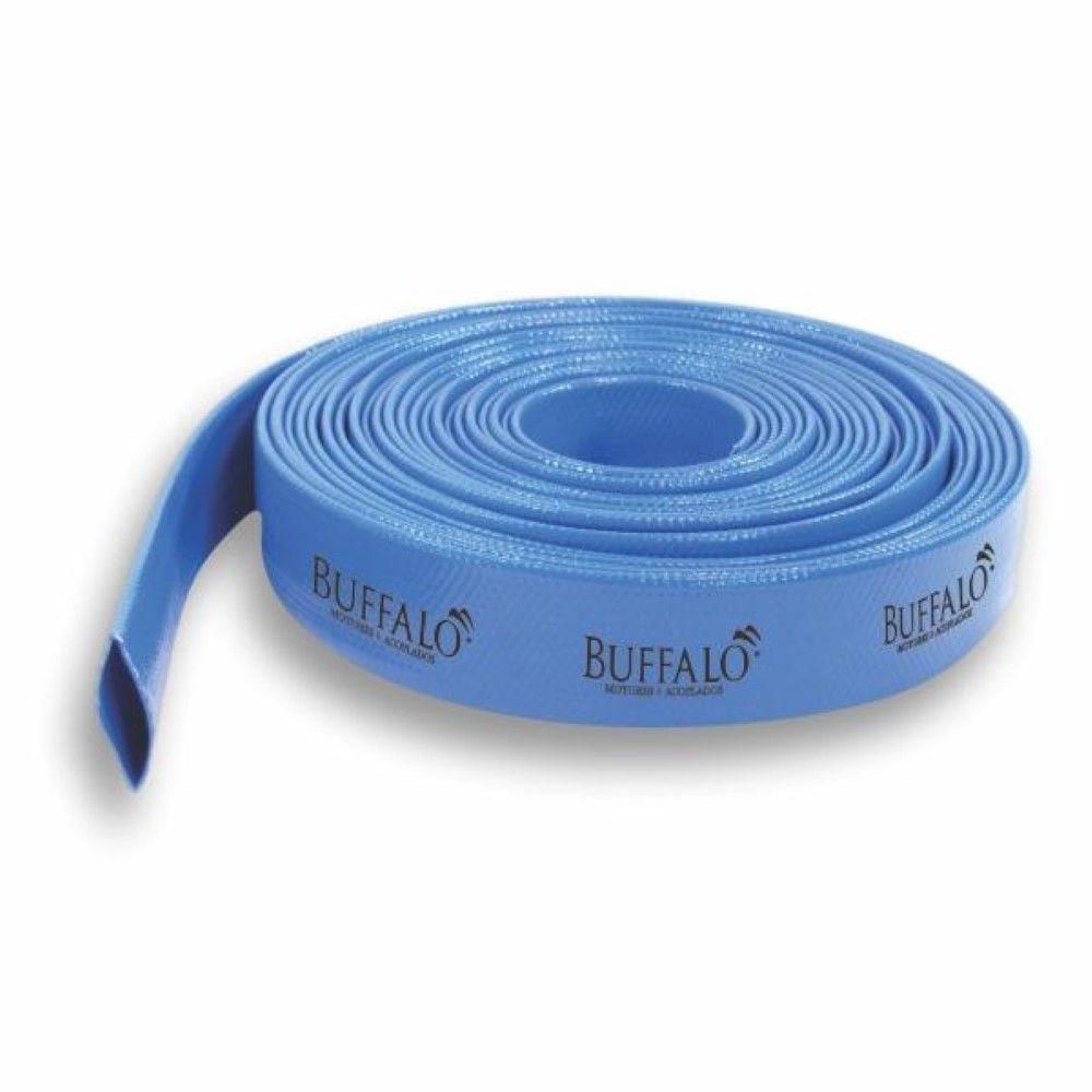 Mangueira Chata Pvc 2,5'' 4bar Com 50 Metros Buffalo - 2