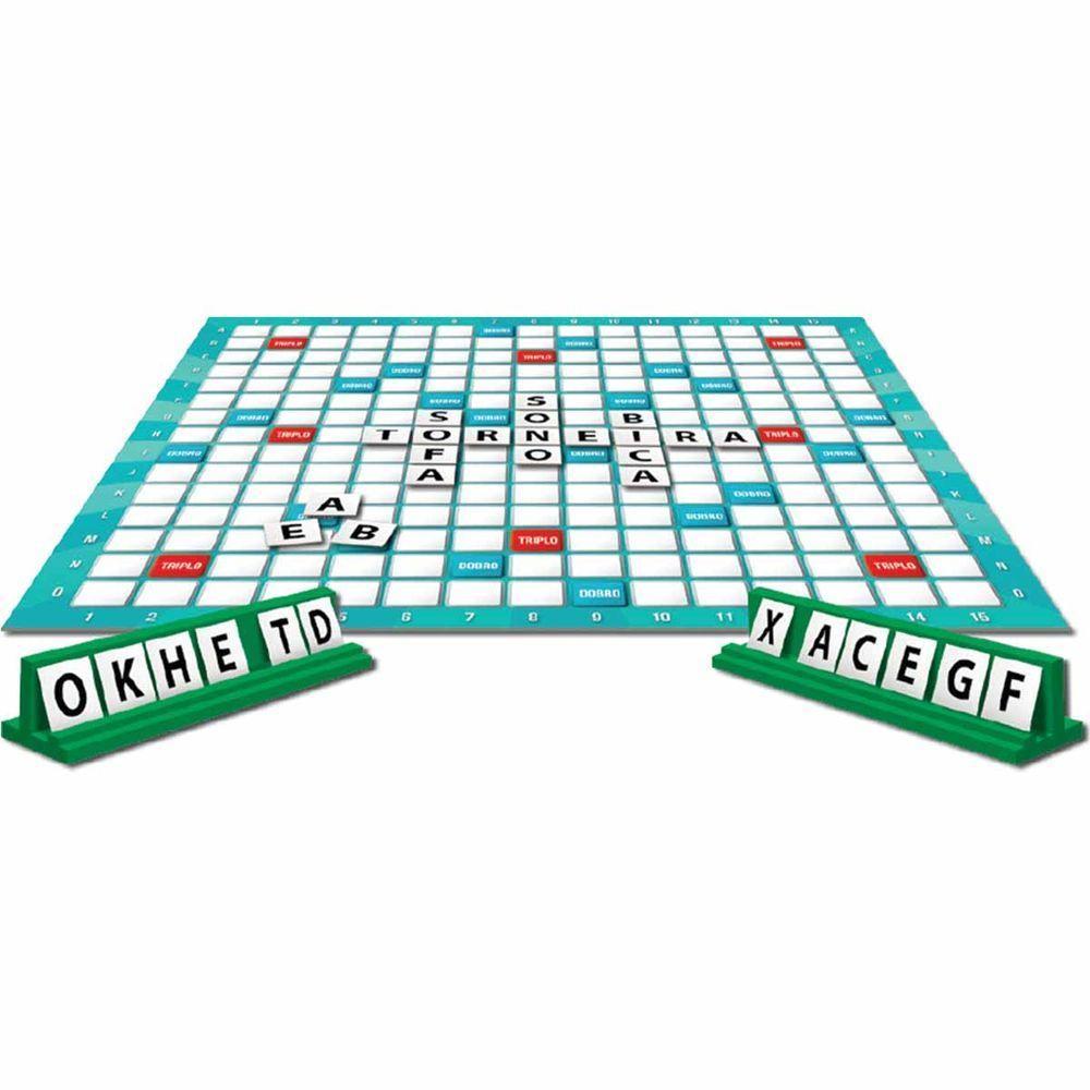 Jogo Pedagógico Palavras Cruzadas - 8 Peças - 6