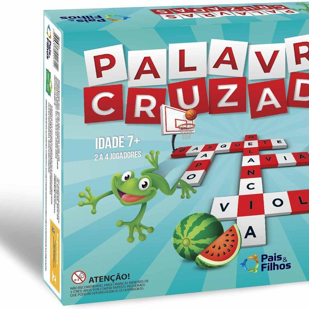 Jogo Pedagógico Palavras Cruzadas - 8 Peças - 7