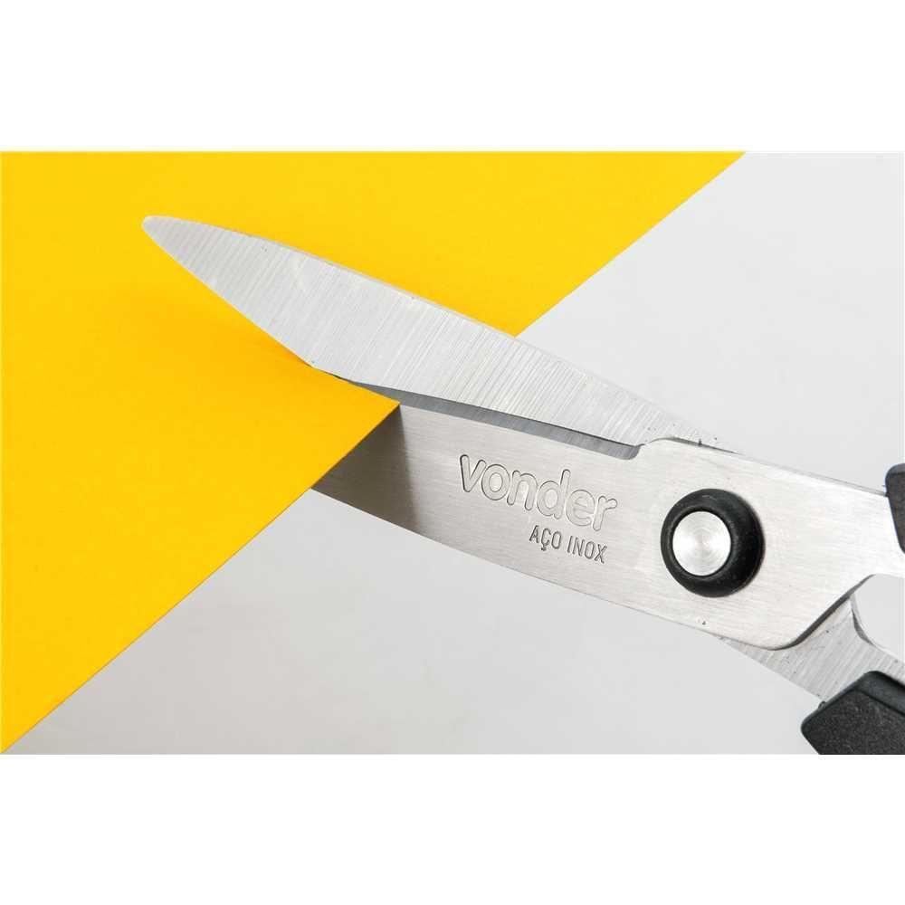 Tesoura Uso Geral Reta Cabo Plástico Tr019 Vonder - 8