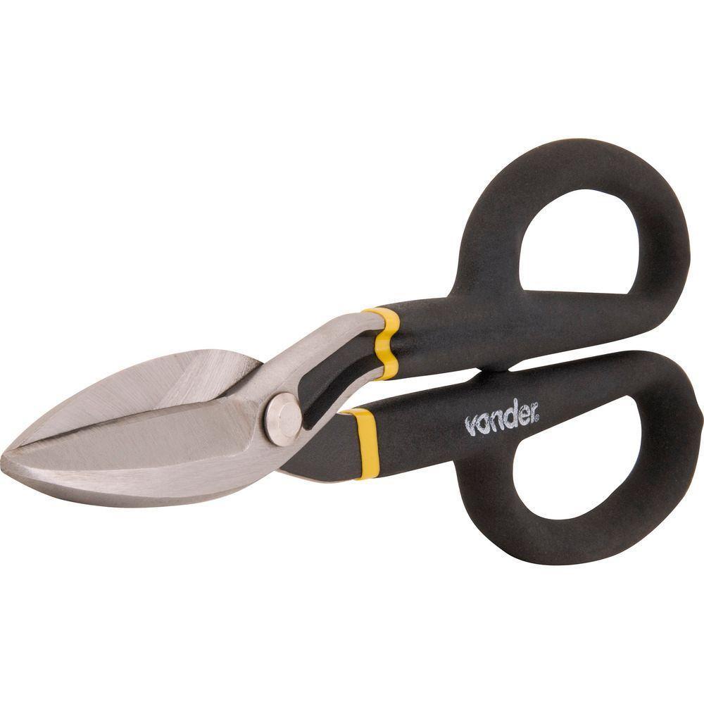 Tesoura Chapas Universal 10 Reta Cabo Plástico Tc100 Vonder - 1