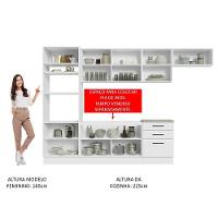Cozinha Completa 330001 Com Armário E Balcão Branco Branco - 7