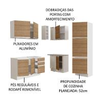 Cozinha Completa 329001 Com Armário E Balcão Branco/Rustic - 8