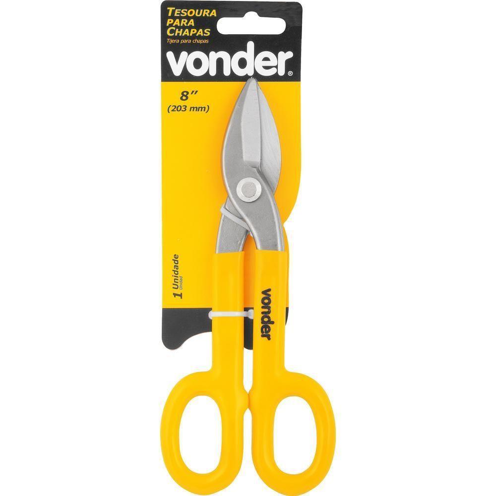 Tesoura Para Chapas 8" - Vonder - 3