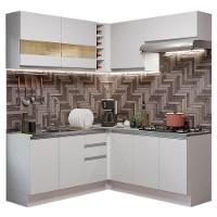 Cozinha Completa 349001 Com Armário E Balcão Branco Branco - 10