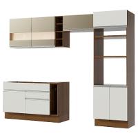 Cozinha Completa Cristal com Armário e Balcão (sem Tampo e Pia) Madesa - 8