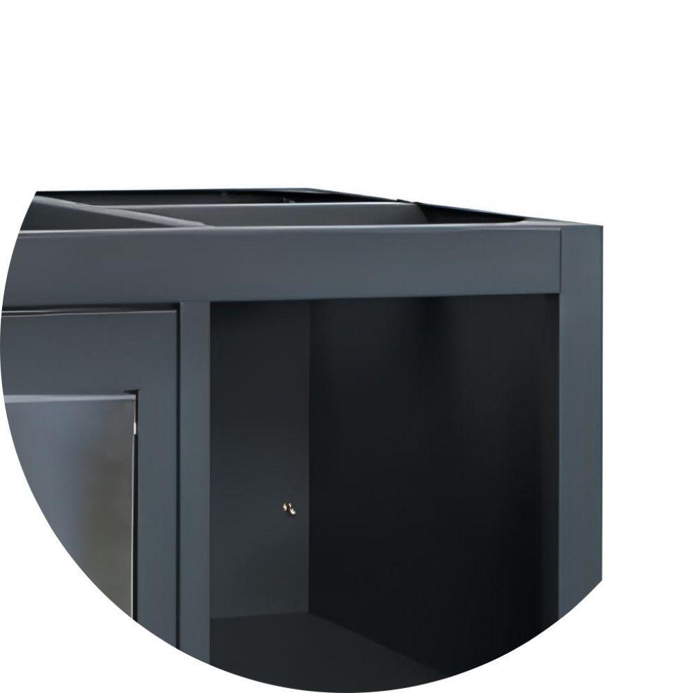 Módulo Fixo 7 Gavetas Lixeira Embutida C45pro Ms Beta - 10