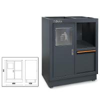 Módulo Fixo 7 Gavetas Lixeira Embutida C45pro Ms Beta - 2