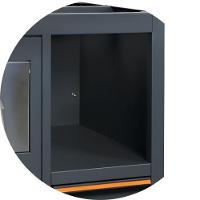 Módulo Fixo 7 Gavetas Lixeira Embutida C45pro Ms Beta - 6