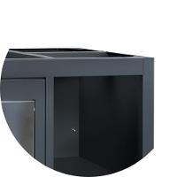 Módulo Fixo 7 Gavetas Lixeira Embutida C45pro Ms Beta - 10