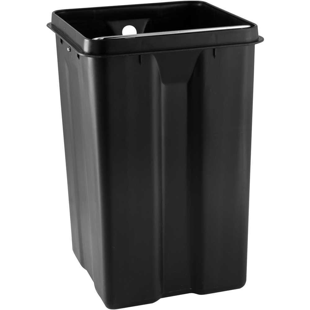 Lixeira Retangular 20 Litros Branca Tampa Pedal Vonder - 6