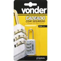 Cadeado Com Segredo 20mm Cinza 3 Combinações - Vonder - 2