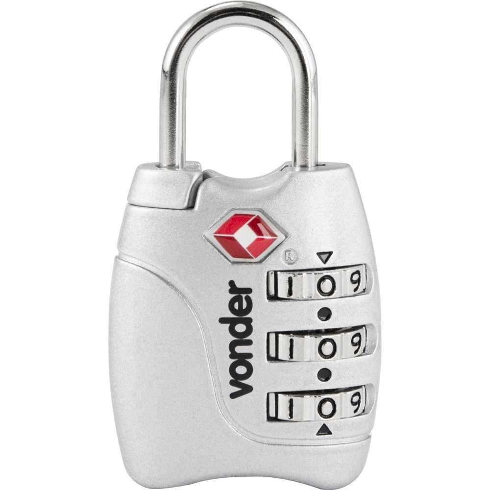 Cadeado Com Segredo 3 Algarismo Tsa Prata Vonder - 2